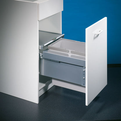 NABER 8012310 Abfallsorter 22 Liter COX® BASE 360 S/400-1 hellgrau, H 360 mm – Bild 2