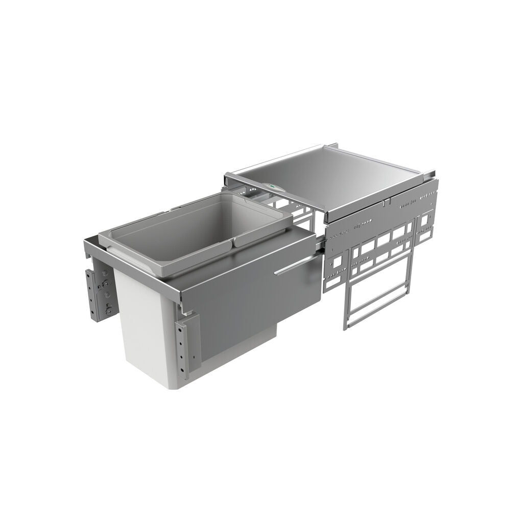 NABER 8012310 Abfallsorter 22 Liter COX® BASE 360 S/400-1 hellgrau, H 360 mm
