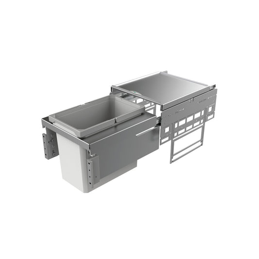 NABER 8012310 Abfallsorter 22 Liter COX® BASE 360 S/400-1 hellgrau, H 360 mm