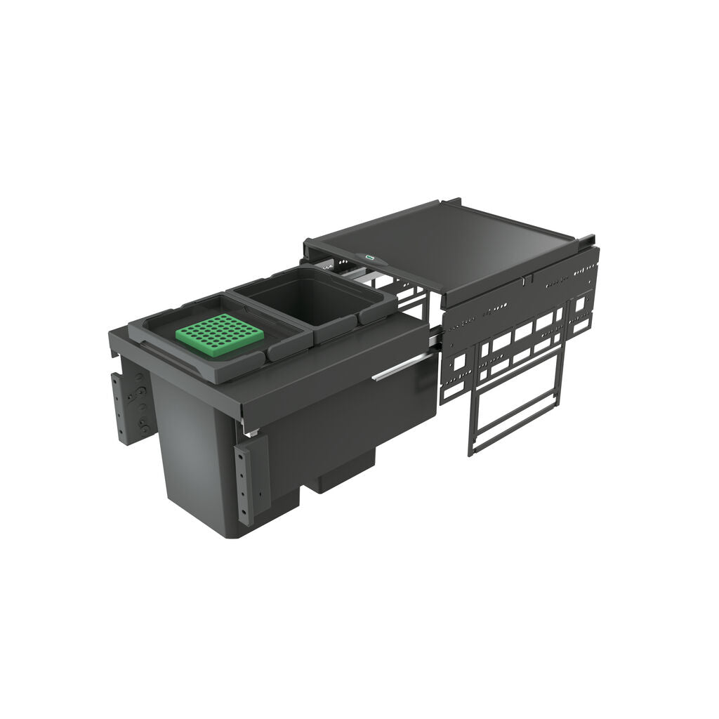 NABER Abfallsorter 20 (2x10) Liter COX® BASE 360 S/400-2 ab 40 cm Schrankbreite – Bild 4