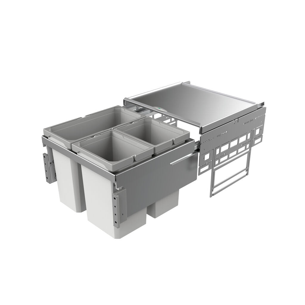 NABER Abfallsorter 36 (2x10 + 16) Liter COX® BASE 360 S/500-3 für 50 cm Schrankbreite – Bild 5