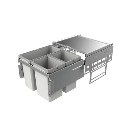 NABER Abfallsorter 36 (2x10 + 16) Liter COX® BASE 360 S/500-3 für 50 cm Schrankbreite – Bild 5