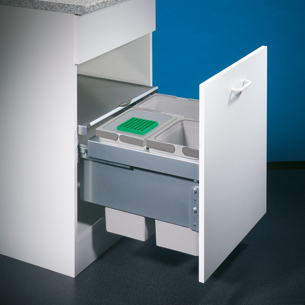 NABER Abfallsorter 36 (2x10 + 16) Liter COX® BASE 360 S/500-3 für 50 cm Schrankbreite – Bild 4