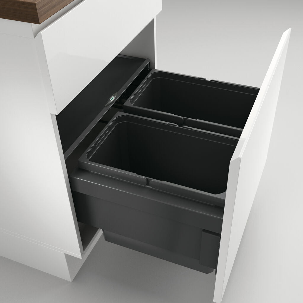 Abfallsorter 8013304 COX base 360 S/600-2 anthrazit / Schrankbreite 60 cm / Abfalleimer / Abfallsammler / Mülleimer – Bild 2