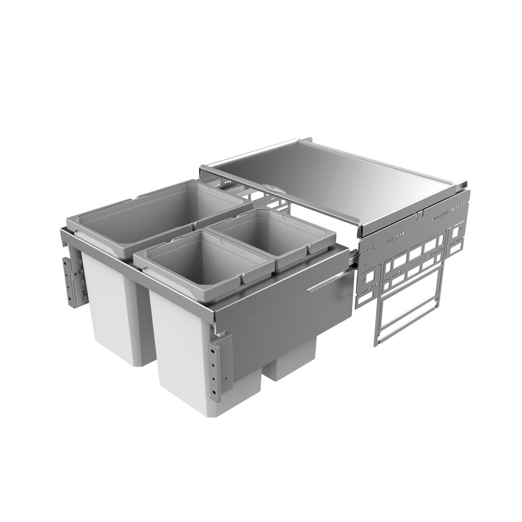 NABER Abfallsorter 42 (2x10 / 1x22) Liter COX® BASE 360 S/600-3 ab 60 cm Schrankbreite – Bild 5