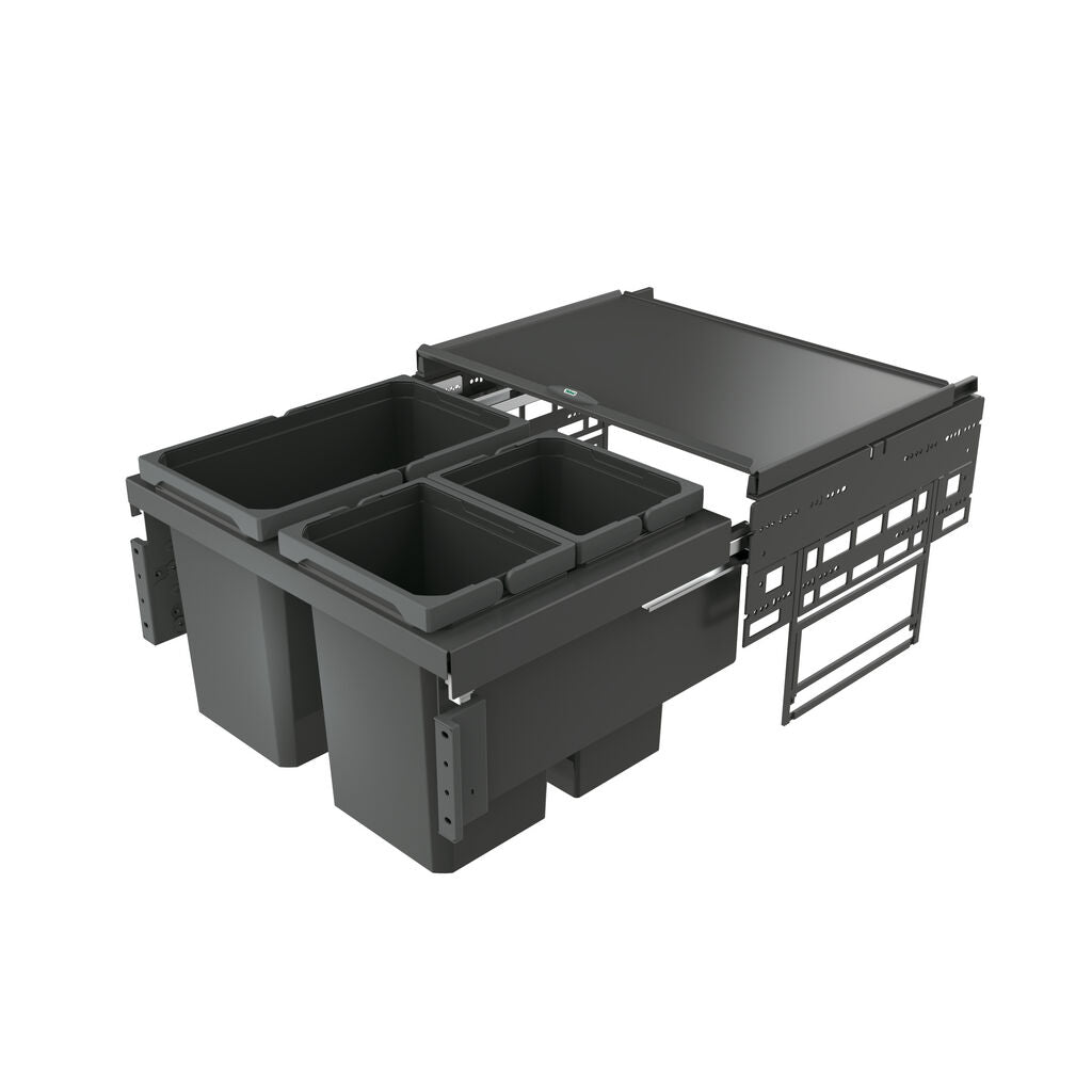 NABER Abfallsorter 42 (2x10 / 1x22) Liter COX® BASE 360 S/600-3 ab 60 cm Schrankbreite – Bild 11