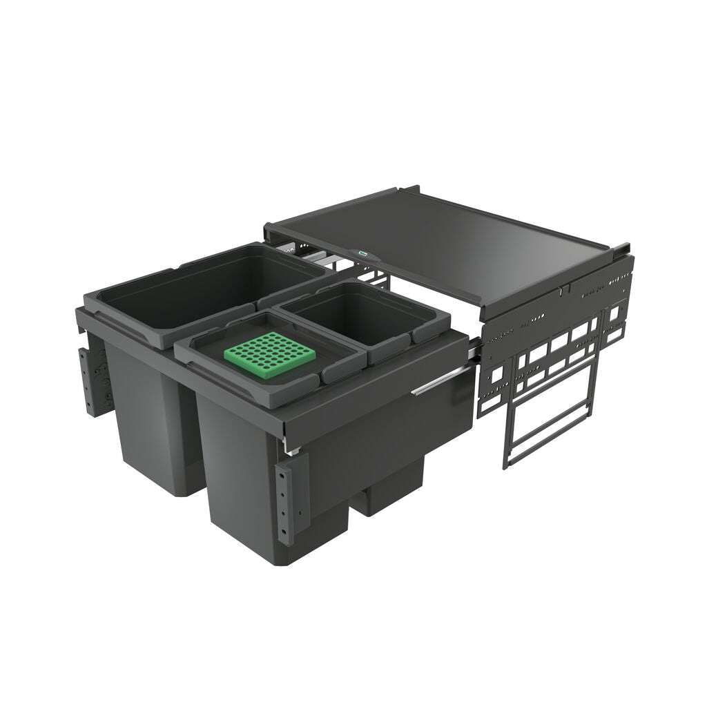 NABER Abfallsorter 42 (2x10 / 1x22) Liter COX® BASE 360 S/600-3 ab 60 cm Schrankbreite – Bild 10