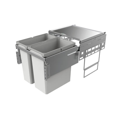 NABER Abfallsorter 49 (21+28) Liter COX® BASE 460 S/500-2 für 50 cm Schrankbreite