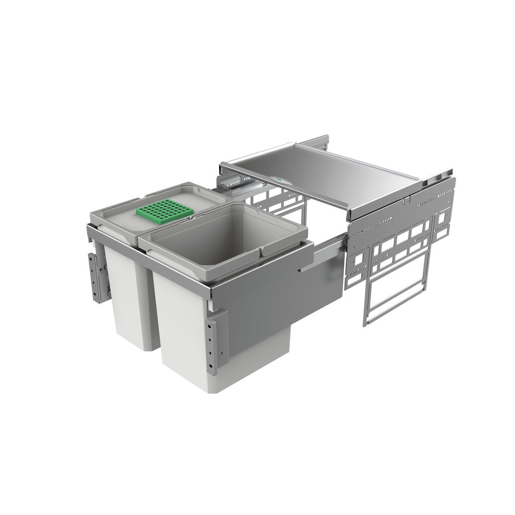 NABER Abfallsorter 27,5 (12 + 15,5) Liter COX® BASE 360 K/500-2 ab 50 cm Schrankbreite – Bild 12