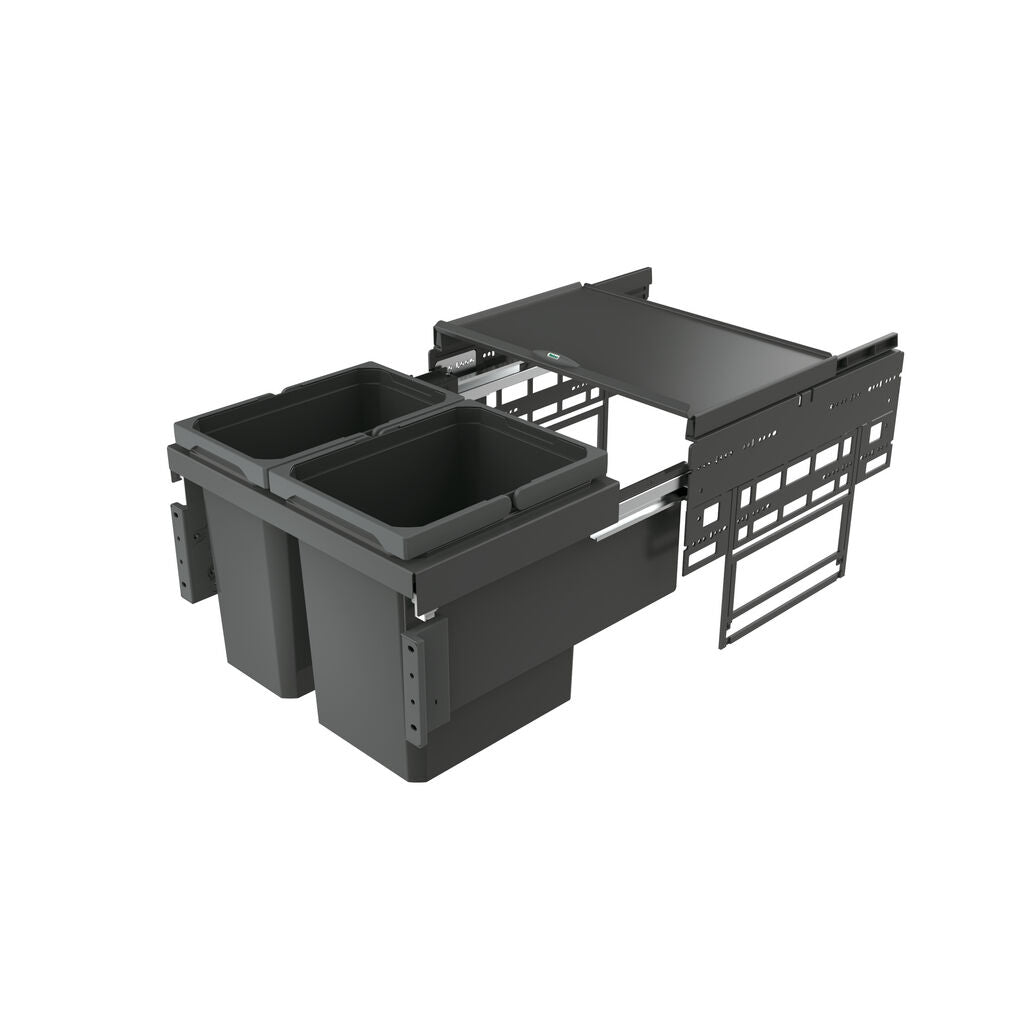 NABER Abfallsorter 27,5 (12 + 15,5) Liter COX® BASE 360 K/500-2 ab 50 cm Schrankbreite – Bild 4