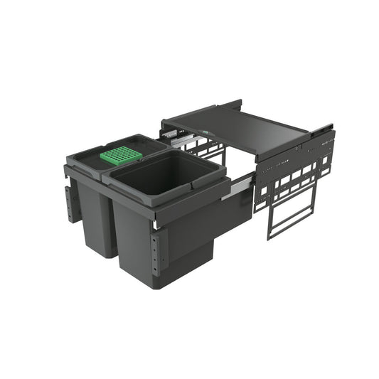 NABER Abfallsorter 27,5 (12 + 15,5) Liter COX® BASE 360 K/500-2 ab 50 cm Schrankbreite – Bild 5
