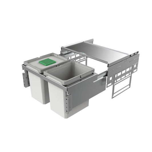 NABER Abfallsorter COX® BASE 360 K/600-2 mit 31 (2 x 15,5) Liter Volumen / ab 60 cm Schrankbreite – Bild 4