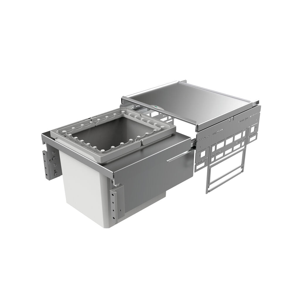 NABER 8012405 Abfallsorter 29 Liter COX® BASE 360 R/500-1 ab 50 cm Schrankbreite