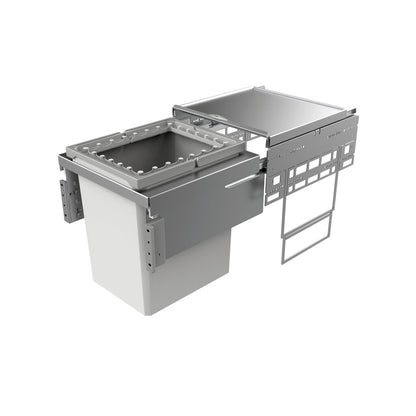 NABER Abfallsorter 39 Liter Cox® Base 460 R/450-1 inkl. Aufsatzrahmen ab 45 cm Schrankbreite