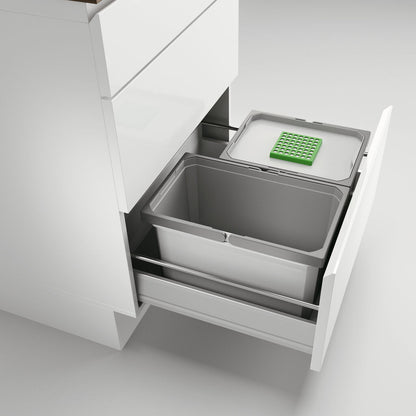 Abfallsorter Cox Box 1T/600-2 Bio mit zweifach Trennung für 60 cm Schrankbreite / Abfalleimer / Abfallsammler /… – Bild 2