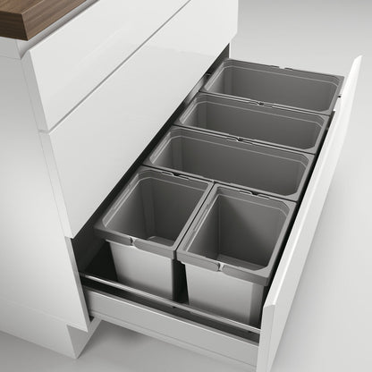 Abfallsorter Cox Box 1T/1000-5 mit fünffach Trennung für 100 cm Schrankbreite / Abfalleimer / Abfallsammler / Mülleimer – Bild 2