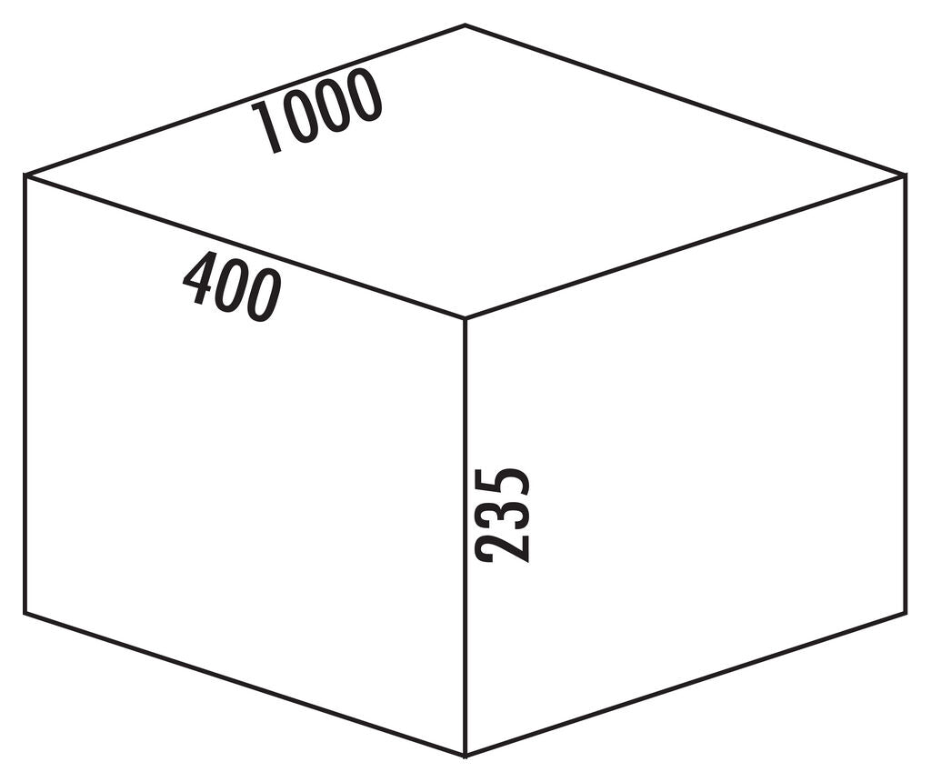 Abfallsorter Cox Box 1T/1000-5 mit fünffach Trennung für 100 cm Schrankbreite / Abfalleimer / Abfallsammler / Mülleimer – Bild 3