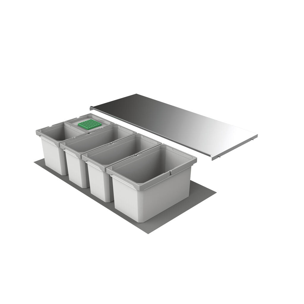 Abfallsorter Cox Box 1T/1000-5 Bio mit fünffach Trennung für 100 cm Schrankbreite / Abfalleimer / Abfallsammler /…