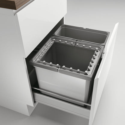 Abfallsorter Cox Box 2T/600-2 mit zweifach Trennung für 60 cm Schrankbreite / Abfalleimer / Abfallsammler / Mülleimer – Bild 2