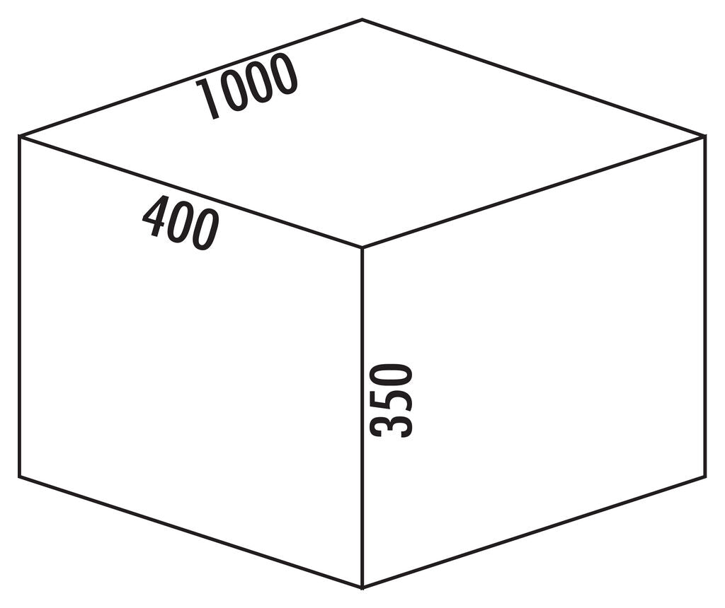 Abfallsorter Cox Box 2T/1000-5 mit fünffach Trennung für 100 cm Schrankbreite / Abfalleimer / Abfallsammler / Mülleimer – Bild 3
