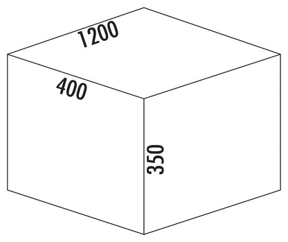 Abfallsorter Cox Box 2T/1200-6 mit sechsfach Trennung für 120 cm Schrankbreite / Abfalleimer / Abfallsammler / Mülleimer – Bild 3