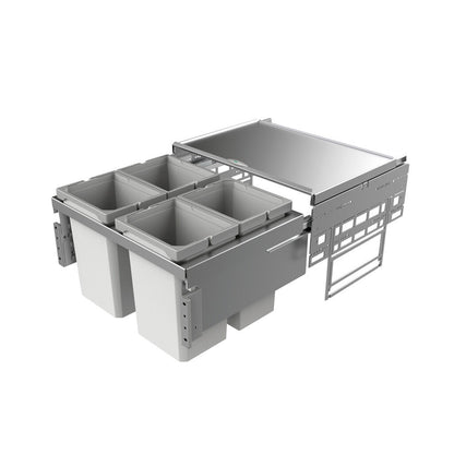 NABER Abfallsorter 40 (4x10) Liter COX® BASE 360 S/600-4 ab 60 cm Schrankbreite – Bild 10