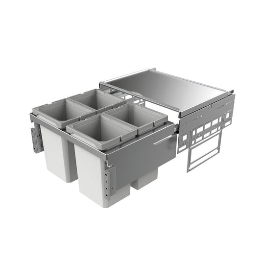 NABER Abfallsorter 40 (4x10) Liter COX® BASE 360 S/600-4 ab 60 cm Schrankbreite – Bild 5