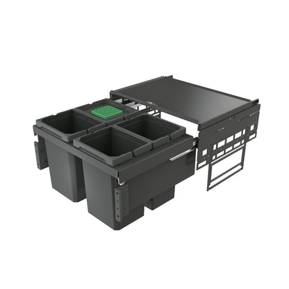 NABER Abfallsorter 40 (4x10) Liter COX® BASE 360 S/600-4 ab 60 cm Schrankbreite – Bild 13