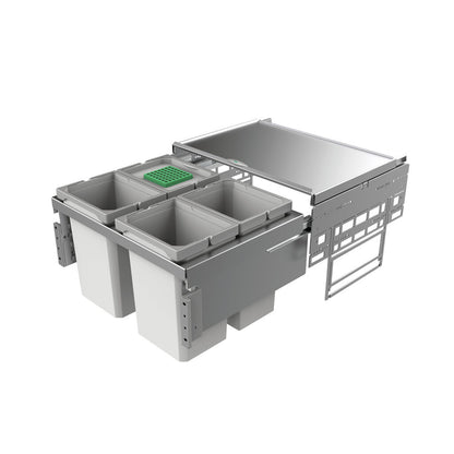 NABER Abfallsorter 40 (4x10) Liter COX® BASE 360 S/600-4 ab 60 cm Schrankbreite – Bild 11