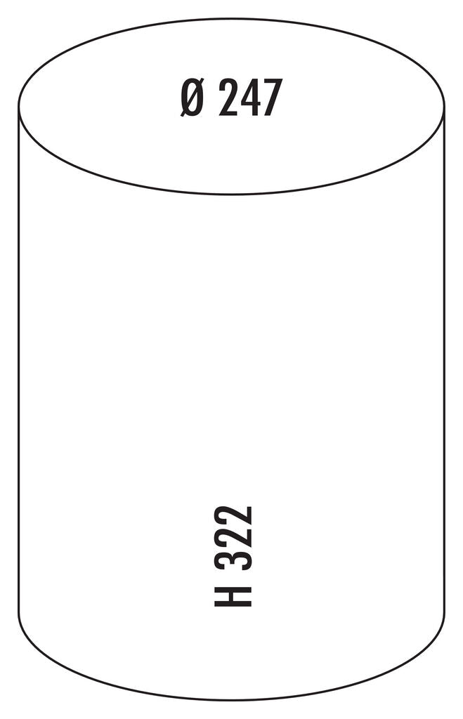 Wesco M1114101-1 Ersatzeimer 13 L für RONDO-2 und DASSA 2 Abfalleimer / Eimer / Mülleimer / Einsatz – Bild 2
