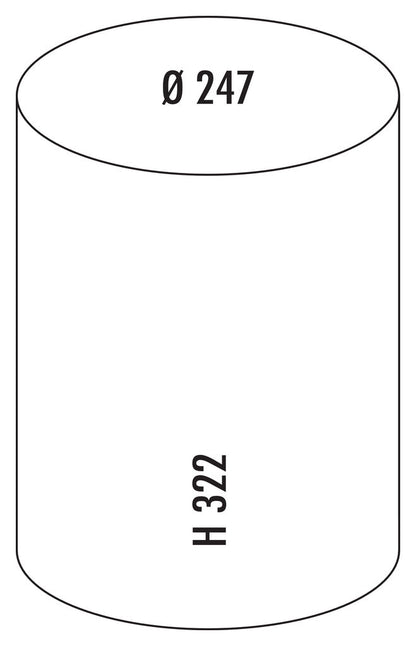 Wesco M1114101-1 Ersatzeimer 13 L für RONDO-2 und DASSA 2 Abfalleimer / Eimer / Mülleimer / Einsatz – Bild 2
