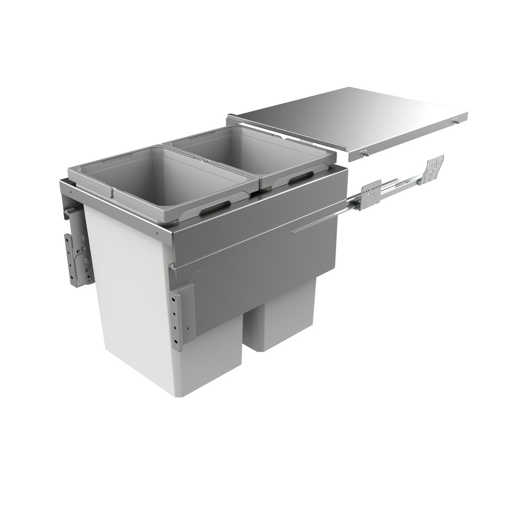 NABER 8012381 Abfallsammler COX CLAN 490/450-2 mit 59 Liter Volumen / für 45 cm Schrankbreite