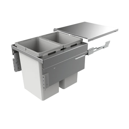 NABER 8012382 Abfallsammler COX CLAN 490/500-2 mit 59 Liter Volumen / für 50 cm Schrankbreite