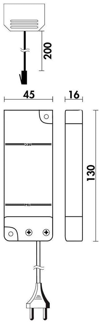 LED Konverter 12 mit 15 Watt für LUMICA LED Leuchten / Banda / Cosi / LEDKonverter