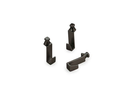 ALTO - Haken Set schwarz matt / RELISTA / Aufhängen / Relingsystem
