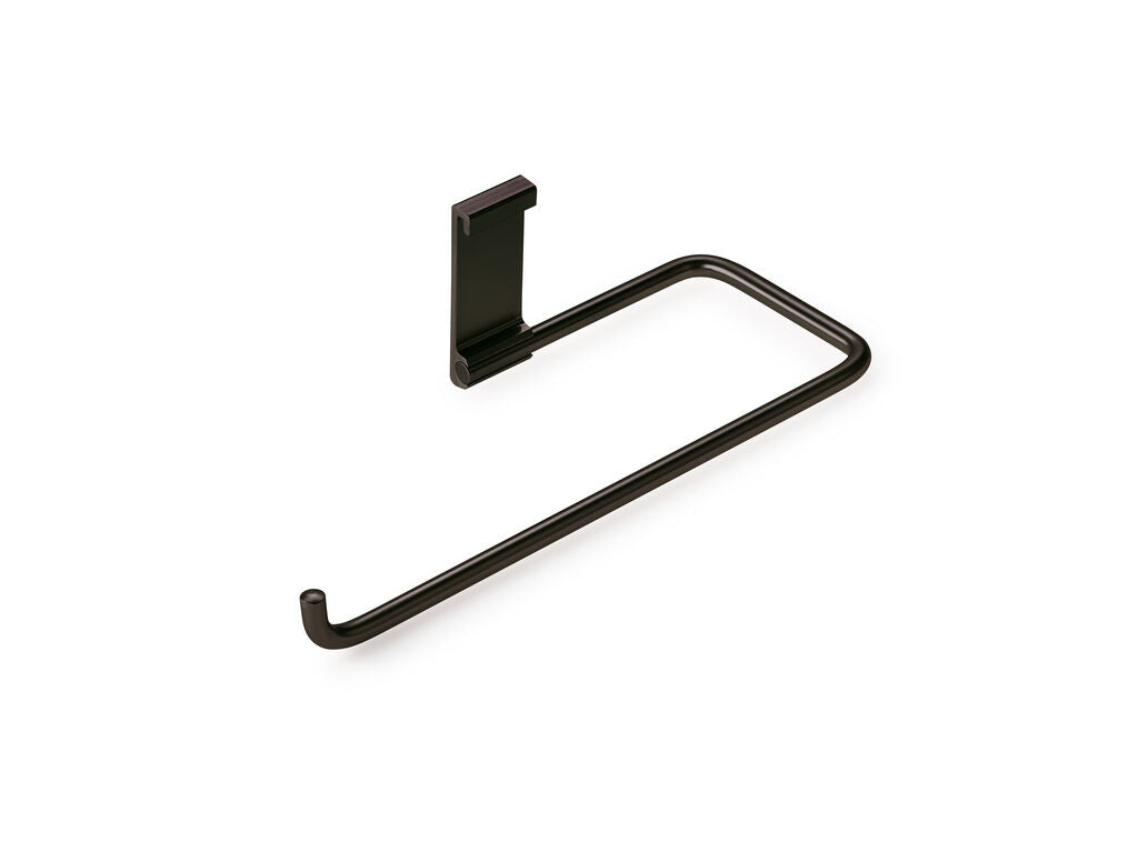 ALTO Papierrollenhalter offen schwarz matt / RELISTA / Aufhängen / Relingsystem / Küchenrollenhalter
