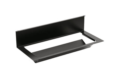 Linero MosaiQ Papierrollenhalter 350 x 155 x 120 mm schwarz matt / Relingsystem / Kesseböhmer