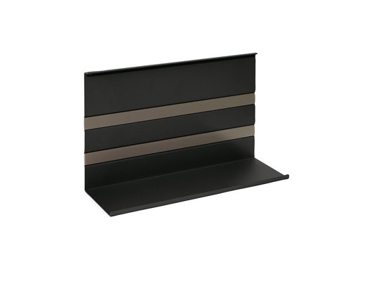 Linero MosaiQ Universalablage H 200 mm ohne Rahmen schwarz matt / Relingsystem / Kesseböhmer