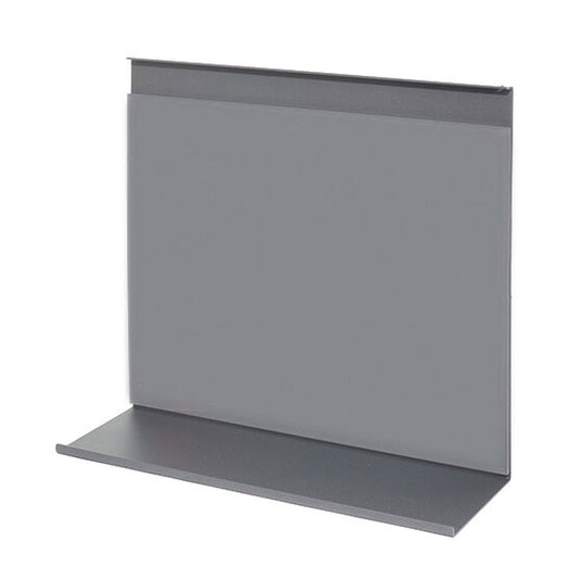 Linero MosaiQ Memoboard 350 x 110 x 300 mm graphitschwarz / Memory Board / Memo Tafel / Relingsystem / Kesseböhmer