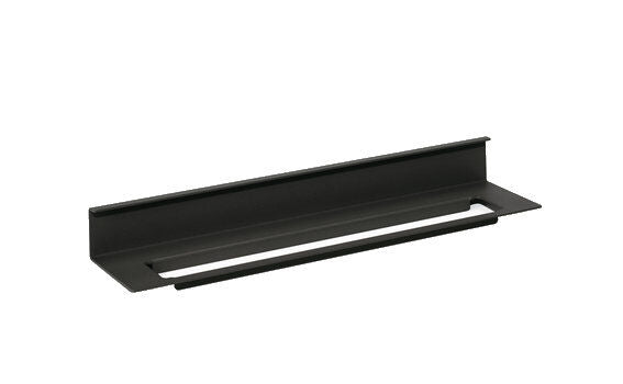 Linero MosaiQ Untere Tuchleiste 350 x 77 x 46 mm schwarz matt / Handtuchleiste / Reling Handtuchhalter / Relingsystem /…