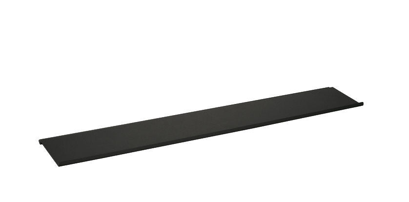 Linero MosaiQ Obere Ablage lang 585 x 107 x 8 mm schwarz matt / Reling / Relingsystem / Kesseböhmer