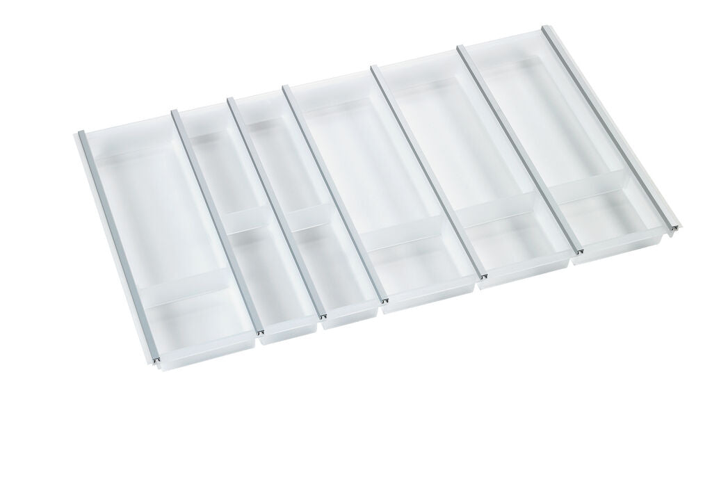 Besteckeinsatz CUISIO 90 (B 785-820 x T 463-480 mm) / Besteckkasten für 90er Schubl.