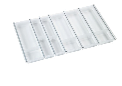 Besteckeinsatz CUISIO 90 (B 785-820 x T 463-480 mm) / Besteckkasten für 90er Schubl.