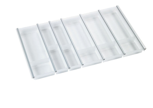 Besteckeinsatz CUISIO 90 (B 785-820 x T 463-480 mm) / Besteckkasten für 90er Schubl.