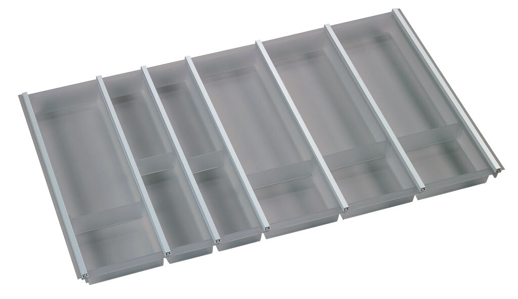 Besteckeinsatz CUISIO 90 (B 785-820 x T 463-480 mm) / Besteckkasten für 90er Schubl.