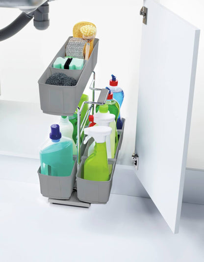 Kesseböhmer Cleaning Agent, grau / Putzmittelauszug für Unterschrank