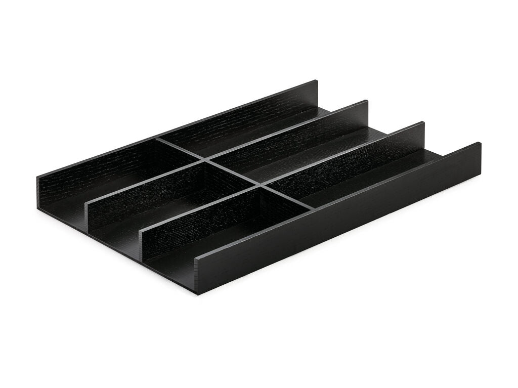 Modify Besteckeinsatz Set 1200, Esche schwarz / Besteckkasten-Set Holz – Bild 2