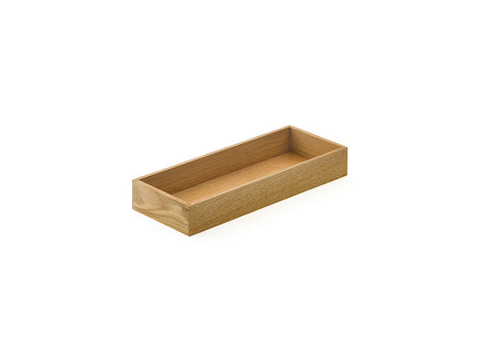 Modify Schale B 300 x T 117,5 x H 43 mm, Eiche hell / Besteckeinsatz Holz