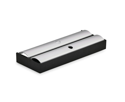 Modify Folieneinsatz B 137,5 x T 472 x H 37,5 mm, Esche schwarz / Besteckeinsatz Holz