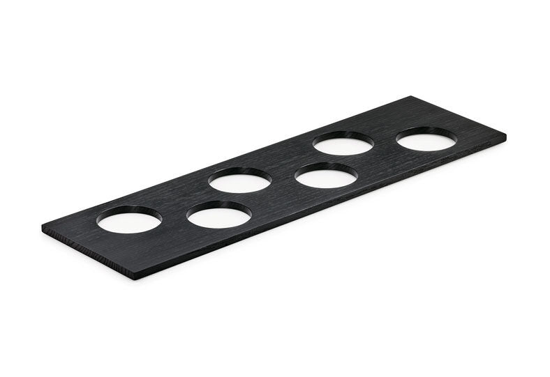 Modify Gewürzdoseneinsatz B 137,5 x T 472 x H 8 mm, Esche schwarz / Besteckeinsatz Holz